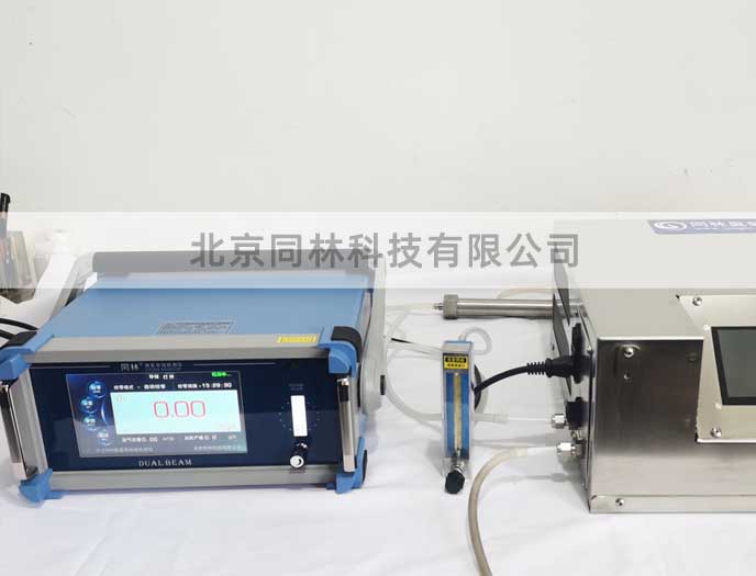 臭氧檢測儀測300mg/L臭氧濃度現場